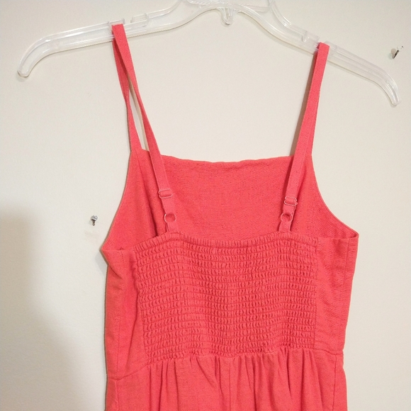 🌹Old Navy Linen Blend Orange Jumpsuit XS - Picture 3 of 5